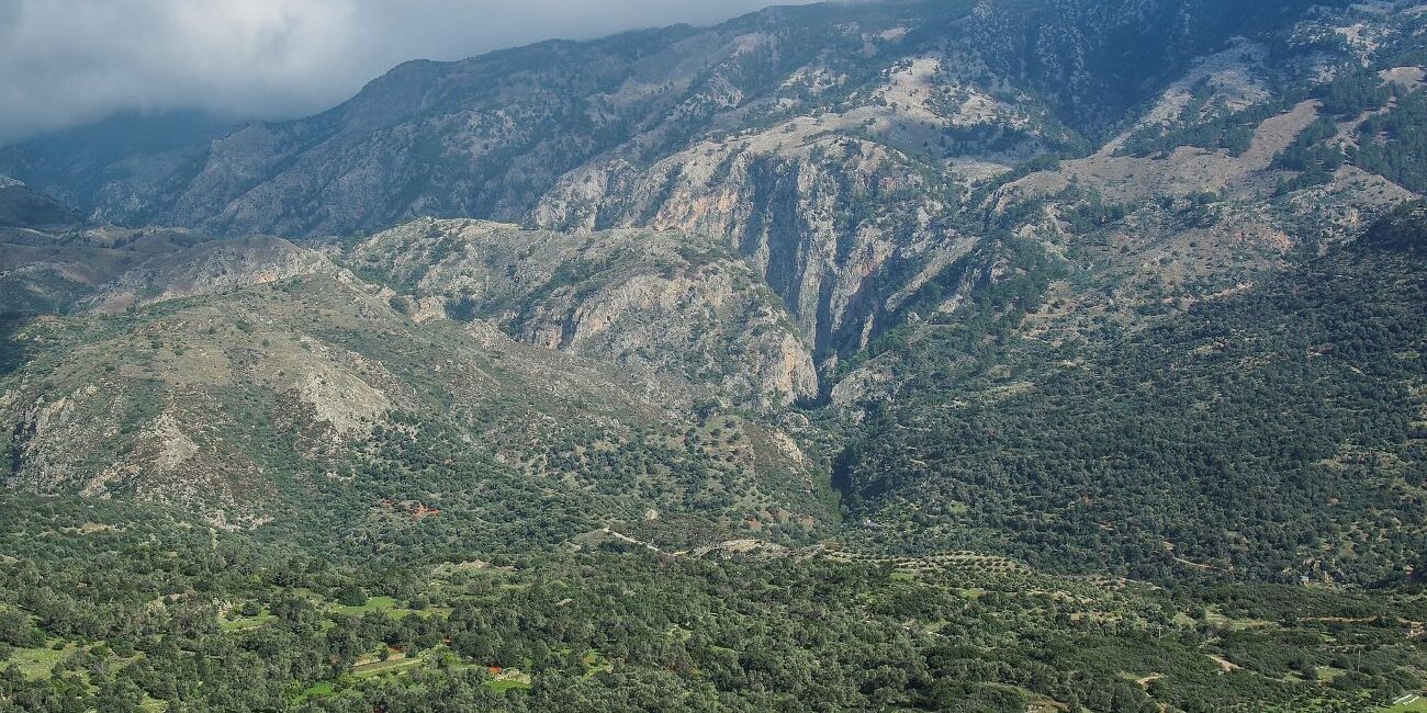 Agia Irini Gorge: The exit of the gorge