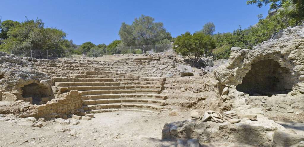 The Odeon (Theater) in Ancient Lissos