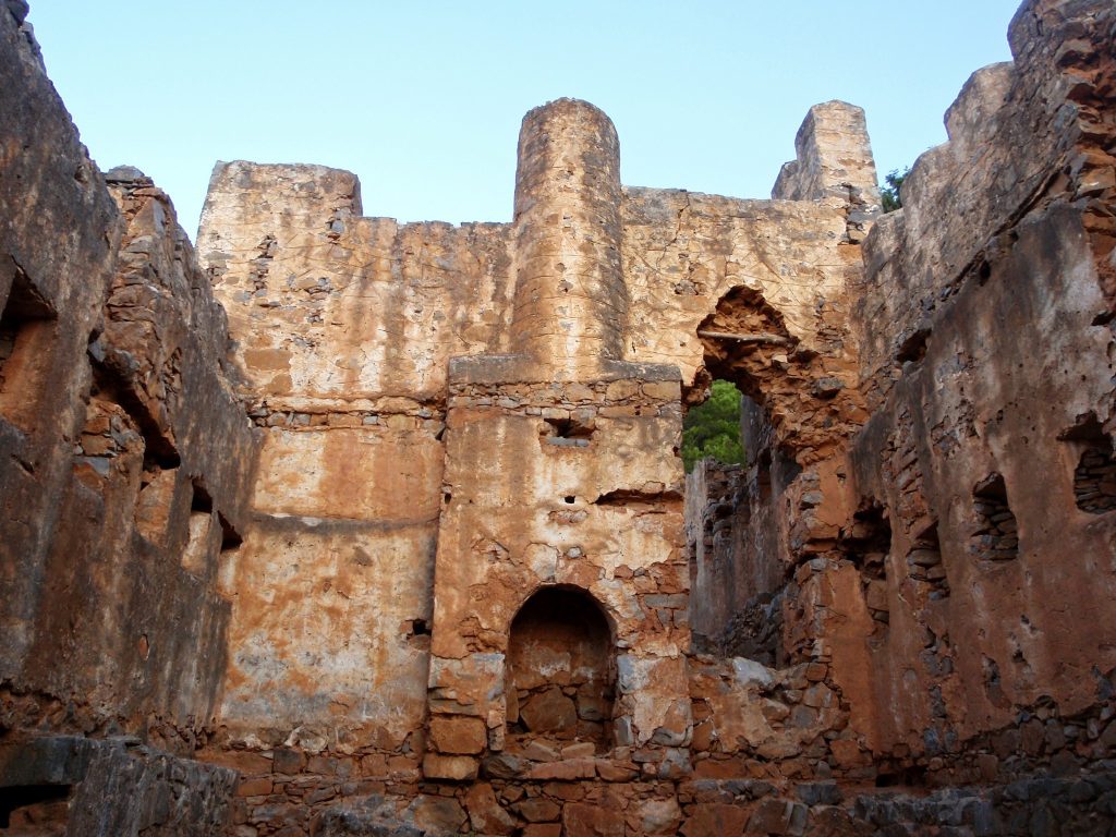 The castle (Koule) of Agia Roumeli village