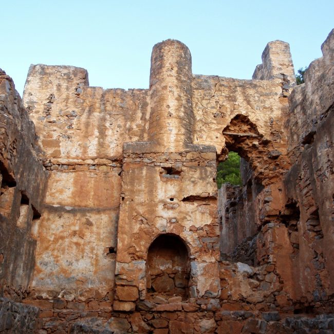 The castle (Koule) of Agia Roumeli village