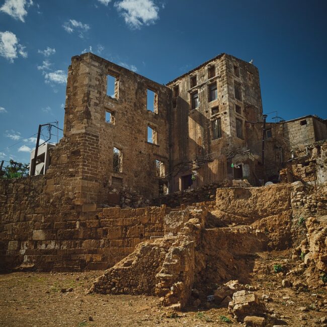 Old Town of Chania: Kasteli Hill, Byzantine Wall remainings