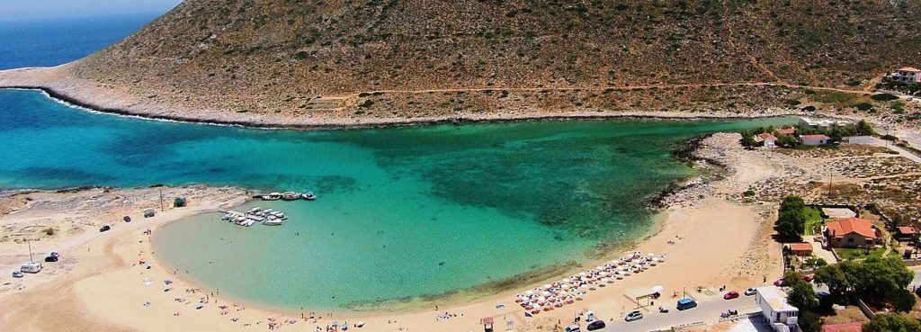 Stavros Beach: A secluded serene atmosphere