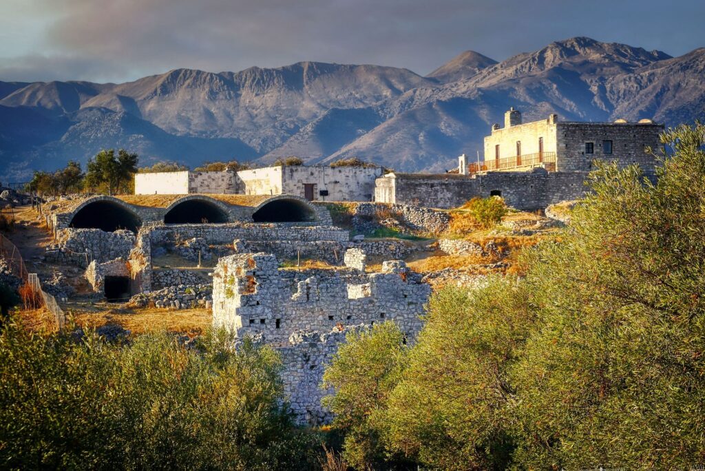 Ancient Aptera: The Roman cisterns and the monastery of Saint John