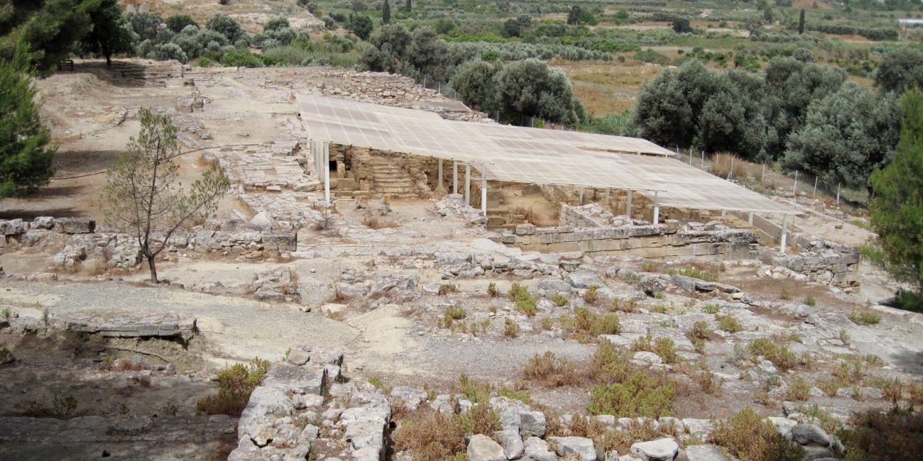 Agia Triada Archeological SIte by Olaf Tausch, CC BY 3.0 , via Wikimedia Commons