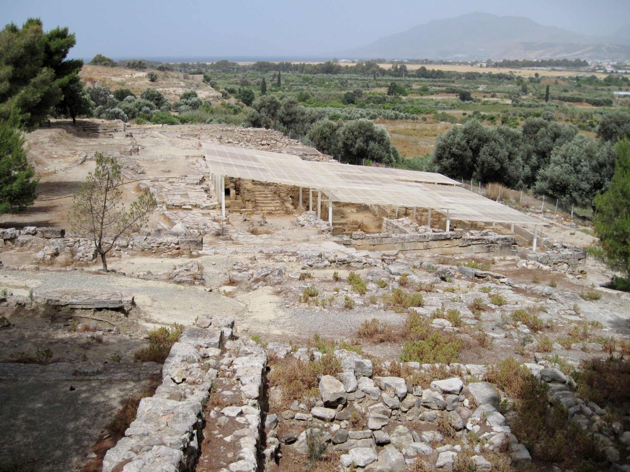 Agia Triada Archeological SIte by Olaf Tausch, CC BY 3.0 , via Wikimedia Commons