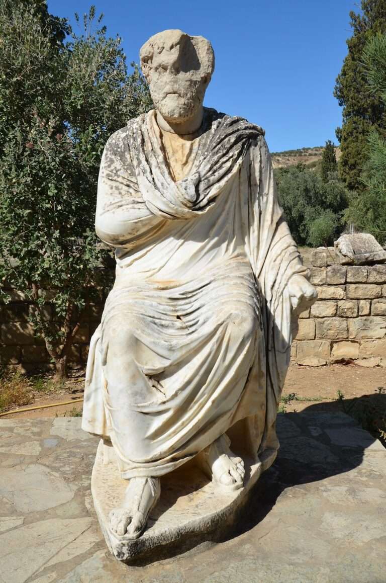 Ancient Gortyn: Statue of the Emperor Antoninus the Pious