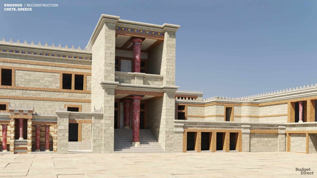 Knossos Palace, AI Reconstruction of Knossos