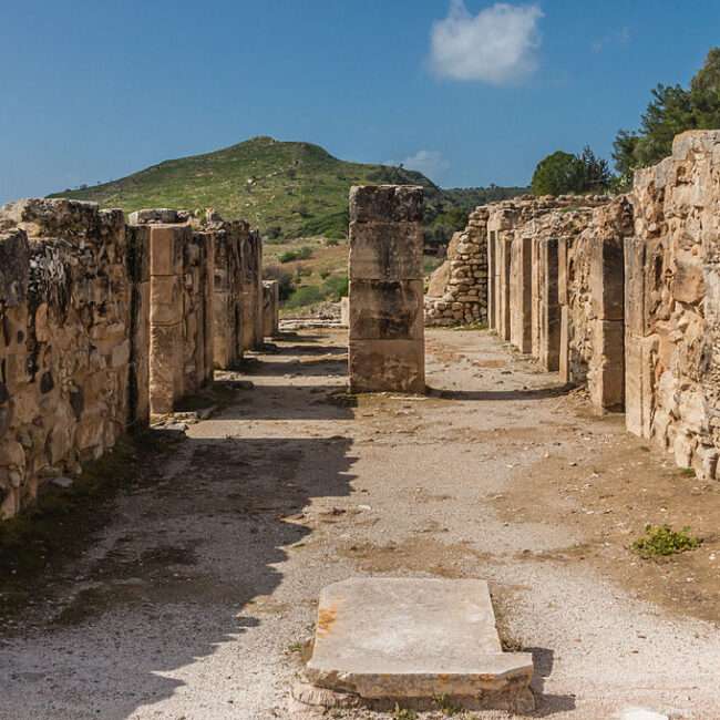 Minoan Palace of Phaistos: Main Residential Street