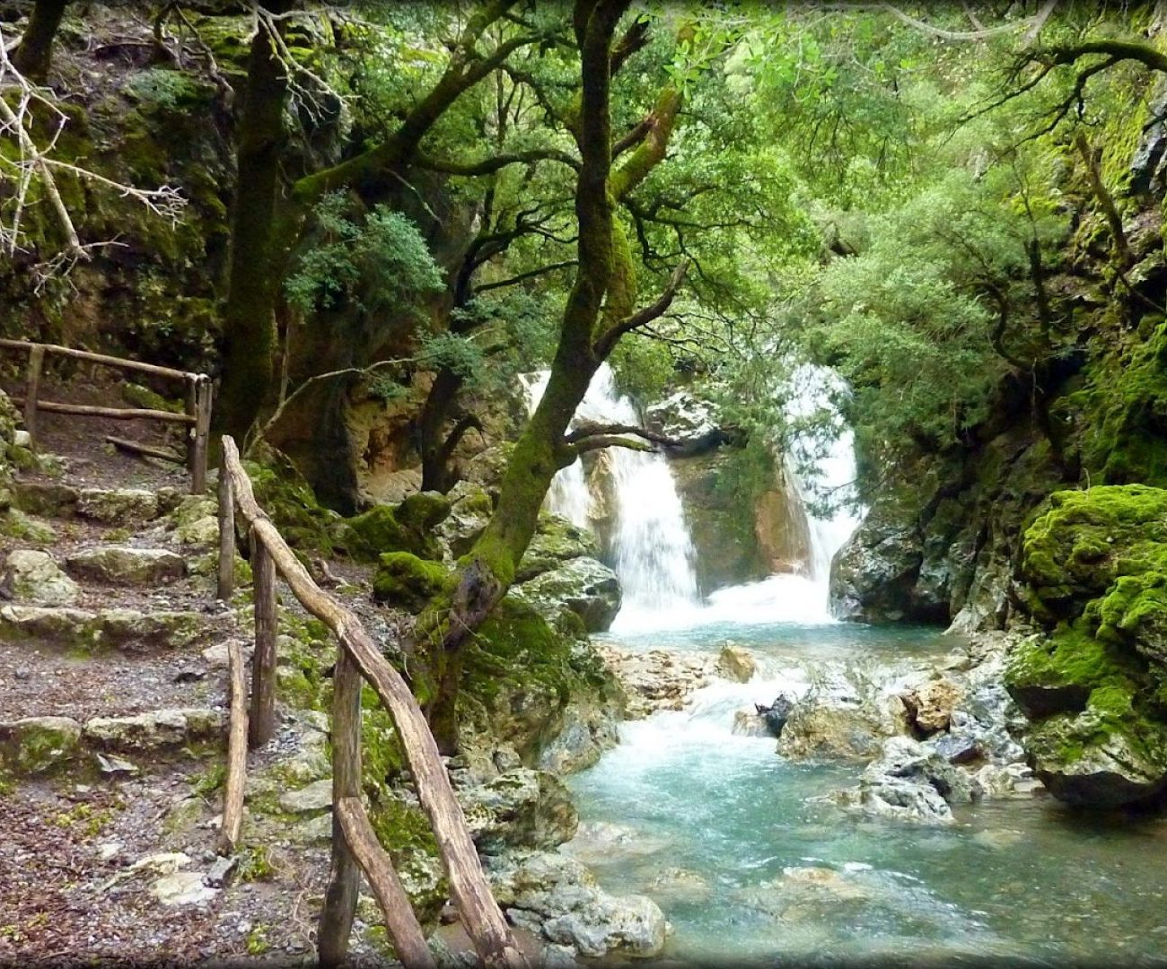 Rouvas Gorge: Waterfalls of Karteros river