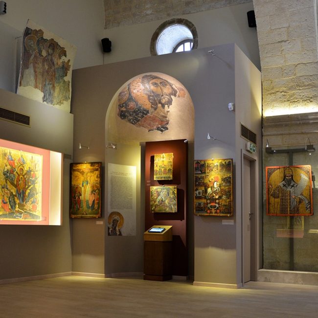 Christian Art Museum, Inside Saint Catherine's church