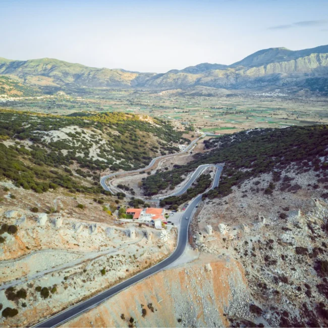 Lassithi Plateau: Getting to the plateau from the Seli Ampelou Passage