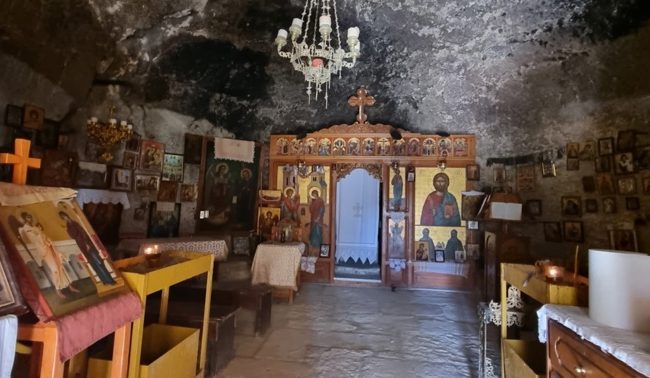 Martsalos Gorge: Inside the Cavernous Church of Panagia Martsaliani (Virgin Mary of Martsalos)