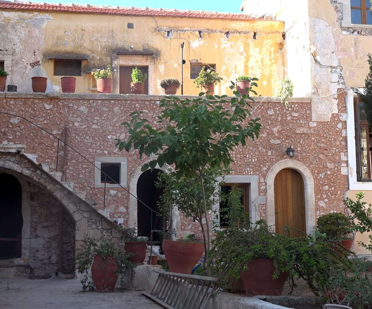 Gouverneto Monastery: One of the structures of the complex