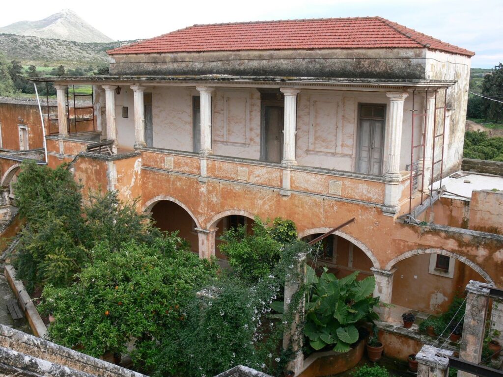 Agia Triada Monastery: Loggia