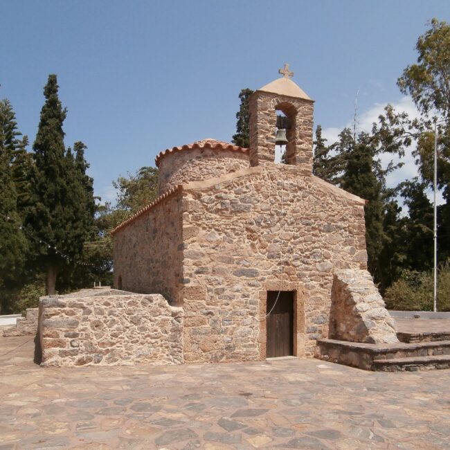 Agios Nikolaos: Byzantine church of Agios Nikolaos at Ormos Katholiko