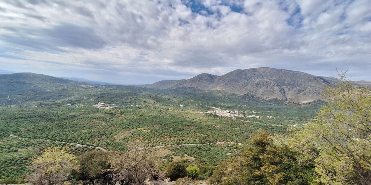 Cretan Experiences Emparos Village: View of the Valley from Panagia Deti