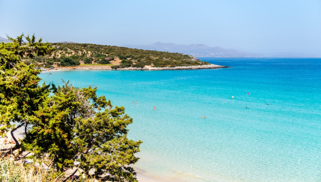 Voulisma Beach: Awarded with blue flags