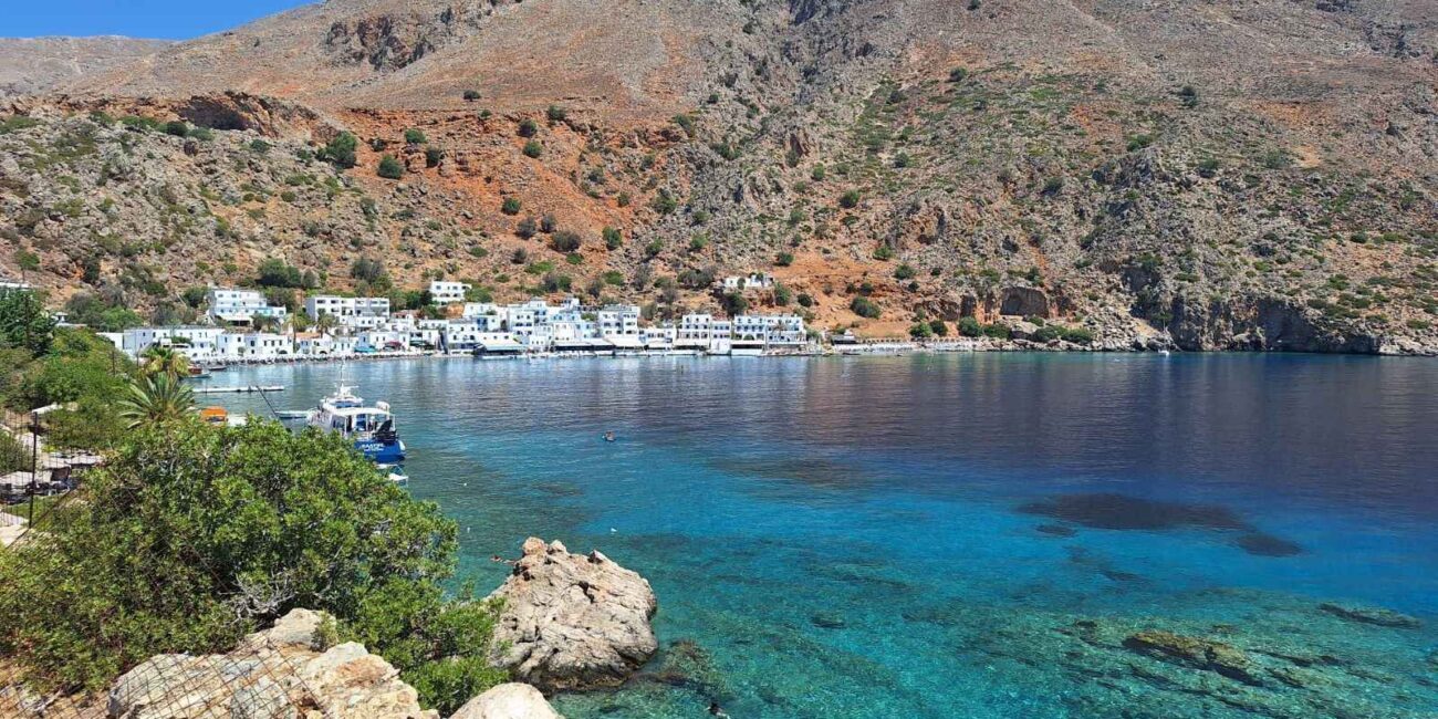 Loutro: Views from the remains of the Venetian Kastella Fortress