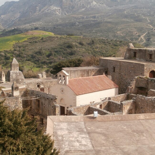 Preveli Monastery: The Kato Preveli complex