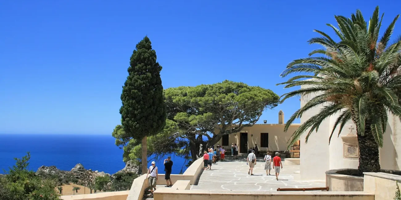 Preveli Monastery: Views of the Libyan Sea