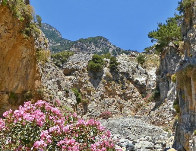 Rouvas Gorge: Natural rock formations